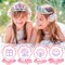 Princess Crown Party Favors, 16Pcs Princess Dress Up Tiaras for Birthday Girl Cosplay Accessories